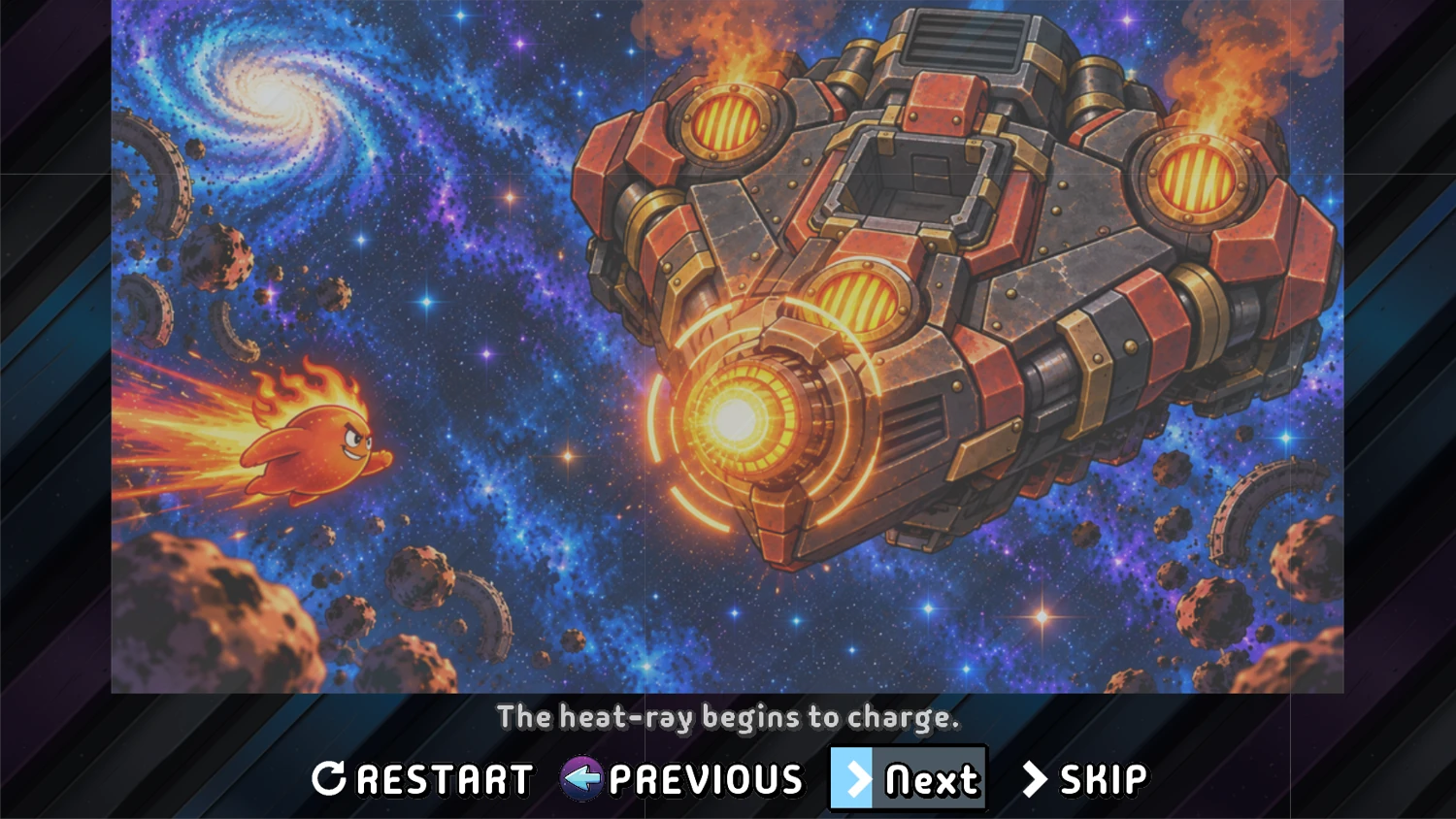 Furnax in an illustrated Nebulons story scene